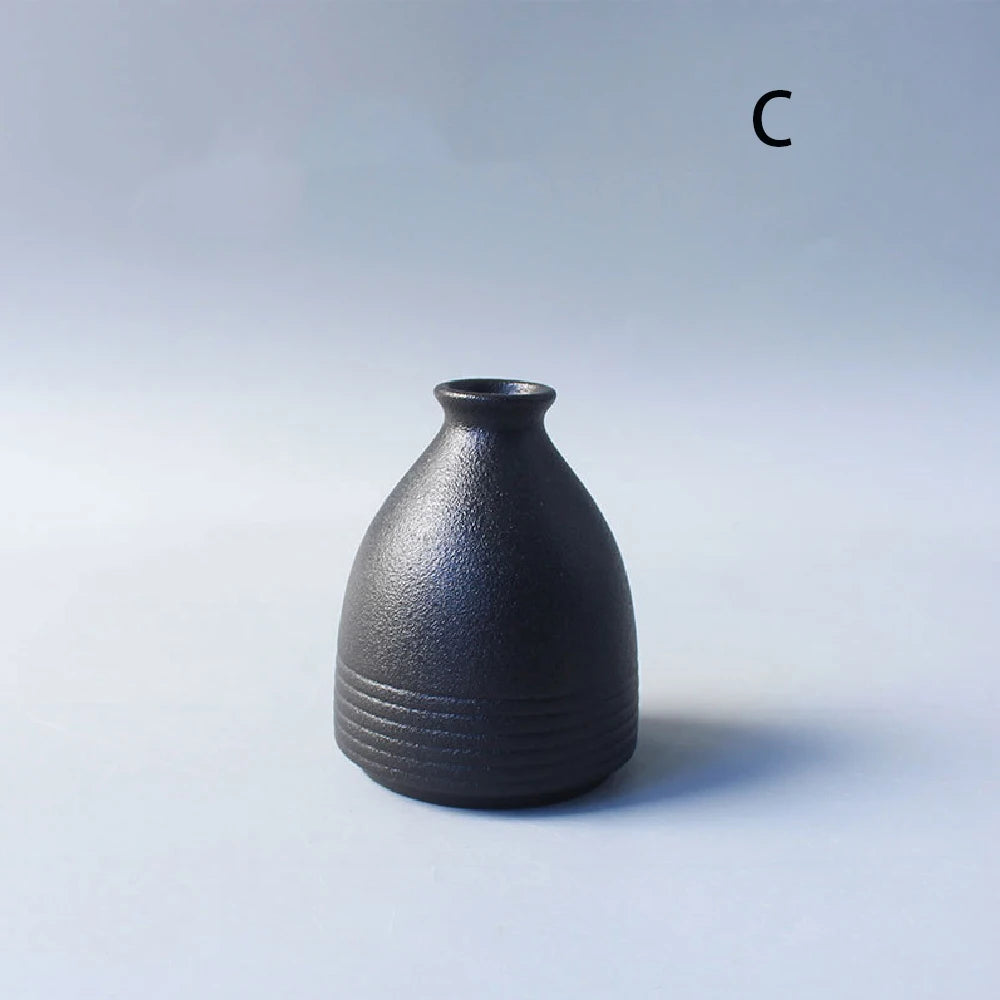 Ceramic Small flower Vase Home Decoration Crafts Tabletop Ornament Simplicity Japanese-style Decoration
