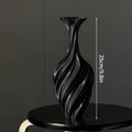 2026 NEW HOT Modern Style Printed Flower Vase Swirl Pattern Aesthetic Floral Display for Living Room Decor Latest Models