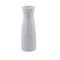 Plastic Flower Vase Imitation Ceramic Solid Color Flower Arrangement Container Living Room Decoration